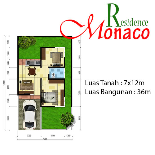 MONACO RESIDENCE - DENAH