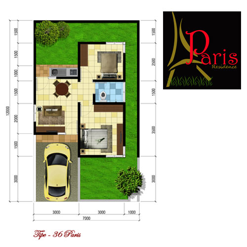 PARIS RESIDENCE DENAH