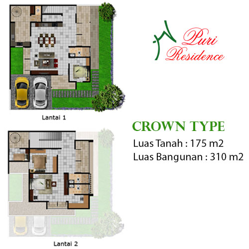 PURI RESIDENCE - CROWN - DENAH